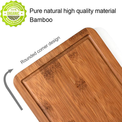 Haven Essentials Bamboo Cutting Board Set
