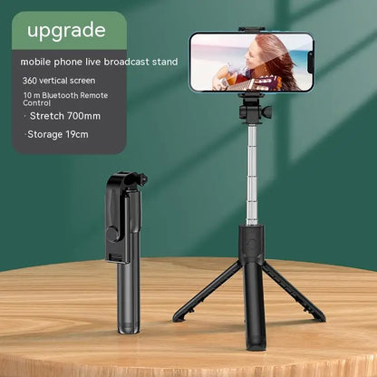 All In One Expandable Portable Tripod Selfie Stick With Bluetooth Remote
