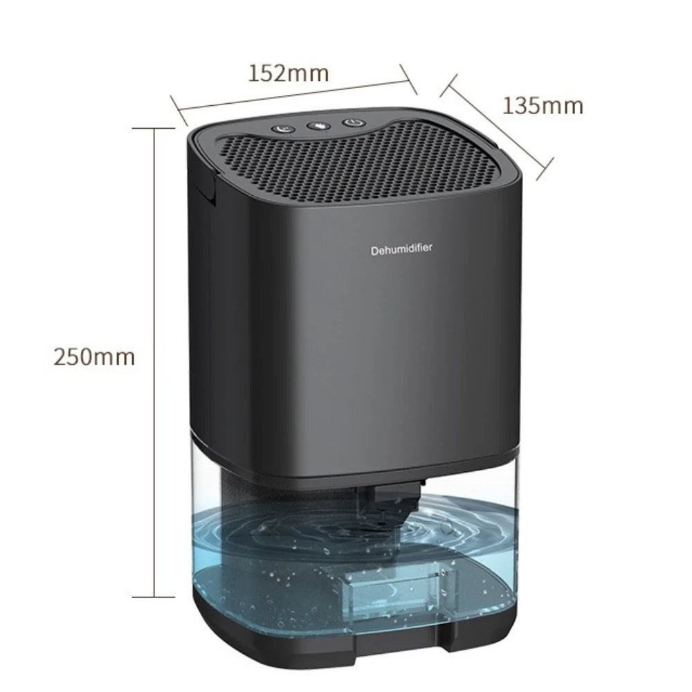 Portable Air Dehumidifier – Quiet & Efficient Moisture Absorber