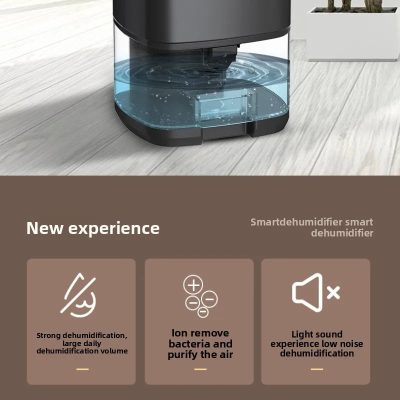 Portable Air Dehumidifier – Quiet & Efficient Moisture Absorber