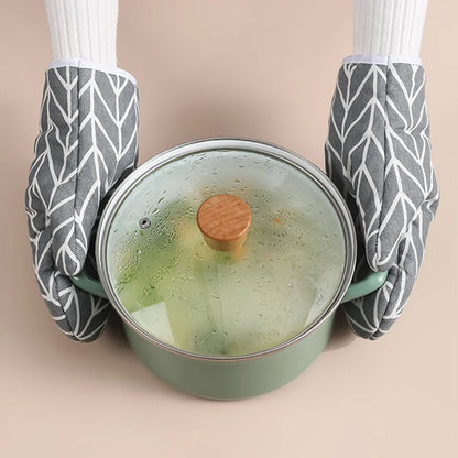 2pcs Heat-Resistant Oven Gloves