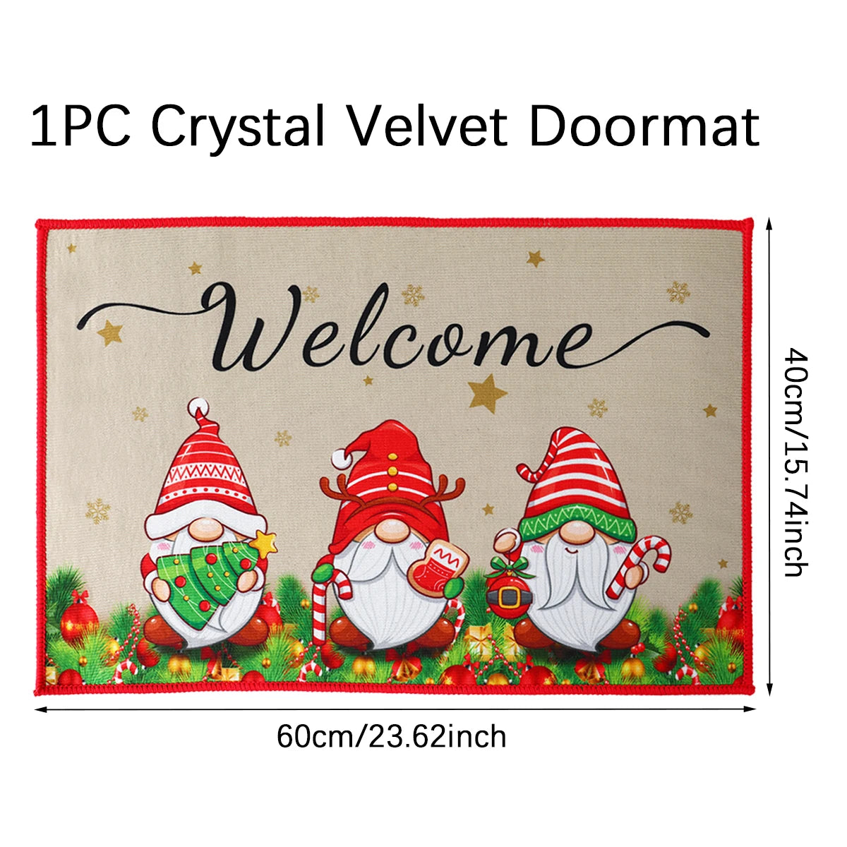 Christmas Santa Door Mat
