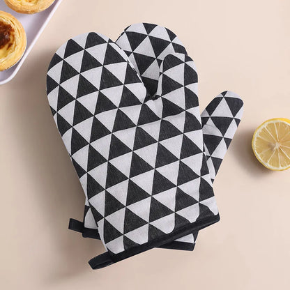 2pcs Heat-Resistant Oven Gloves