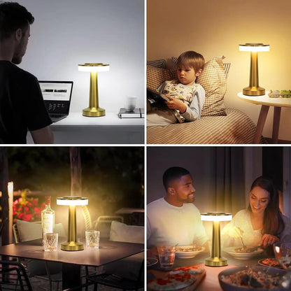 Retro LED Touch Table Lamp