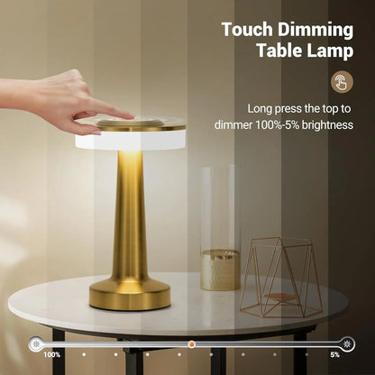 Retro LED Touch Table Lamp